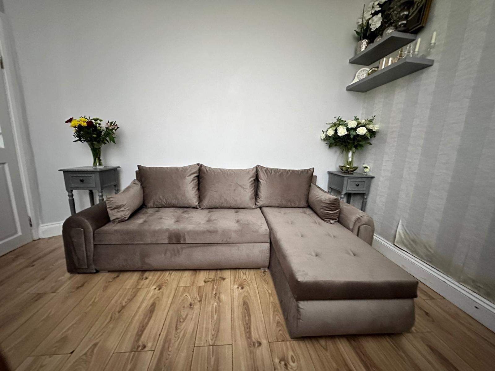 Sofa Bed - Dark Beige