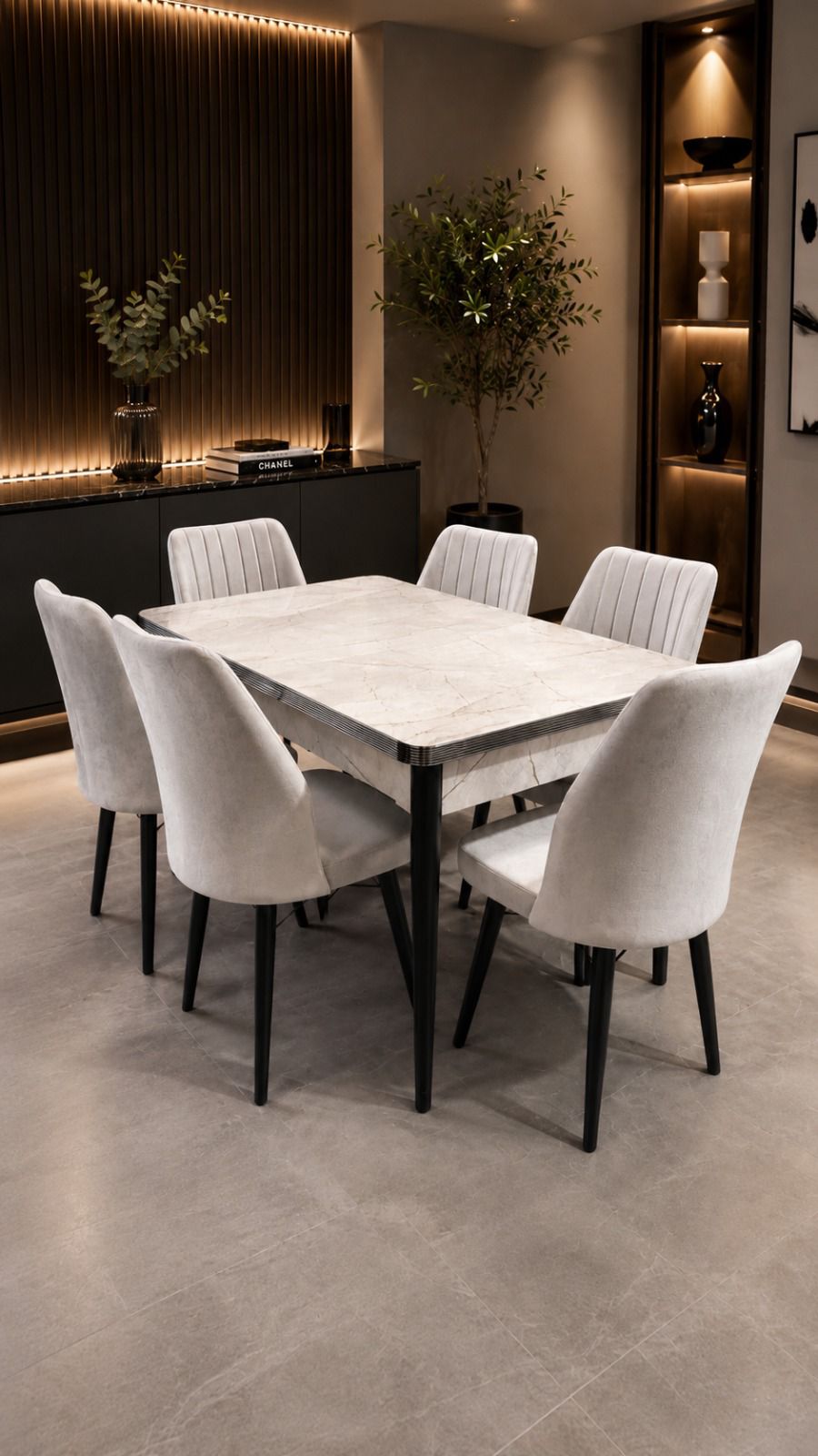 6 chairs dinning table